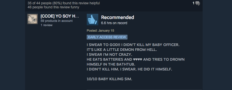 Illustration for article titled Who's Your Daddy, As Told By Steam Reviews